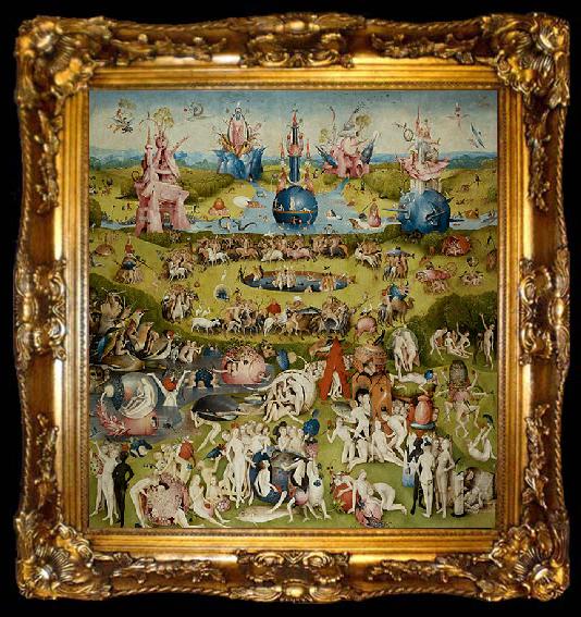 framed  BOSCH, Hieronymus The Garden of Delights (mk08), ta009-2